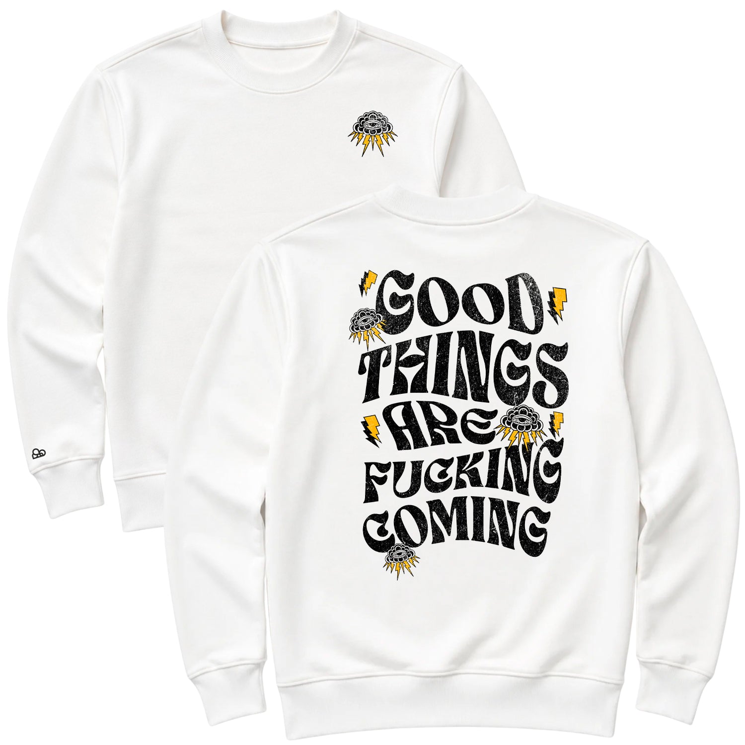 Moletom Oversized Good Things  Off White