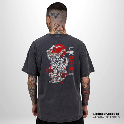 Camiseta Basic WNC Trust No One Cinza