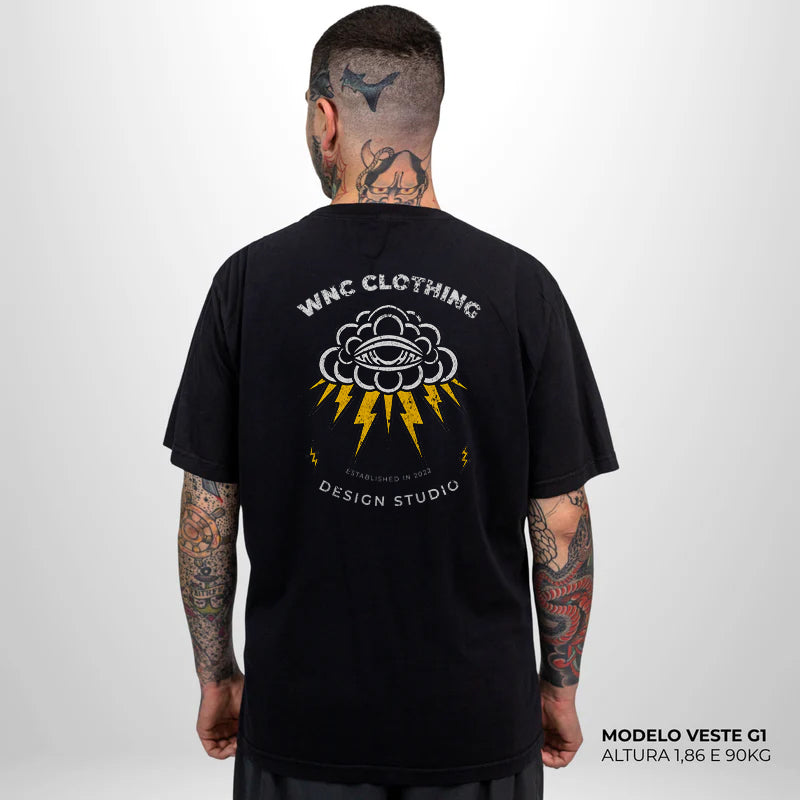 Camiseta Basic WNC Thunder Cloud Preto