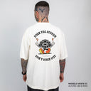 Camiseta Oversized Burning Cloud Off White