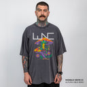 Camiseta Oversized Mushroom Cinza