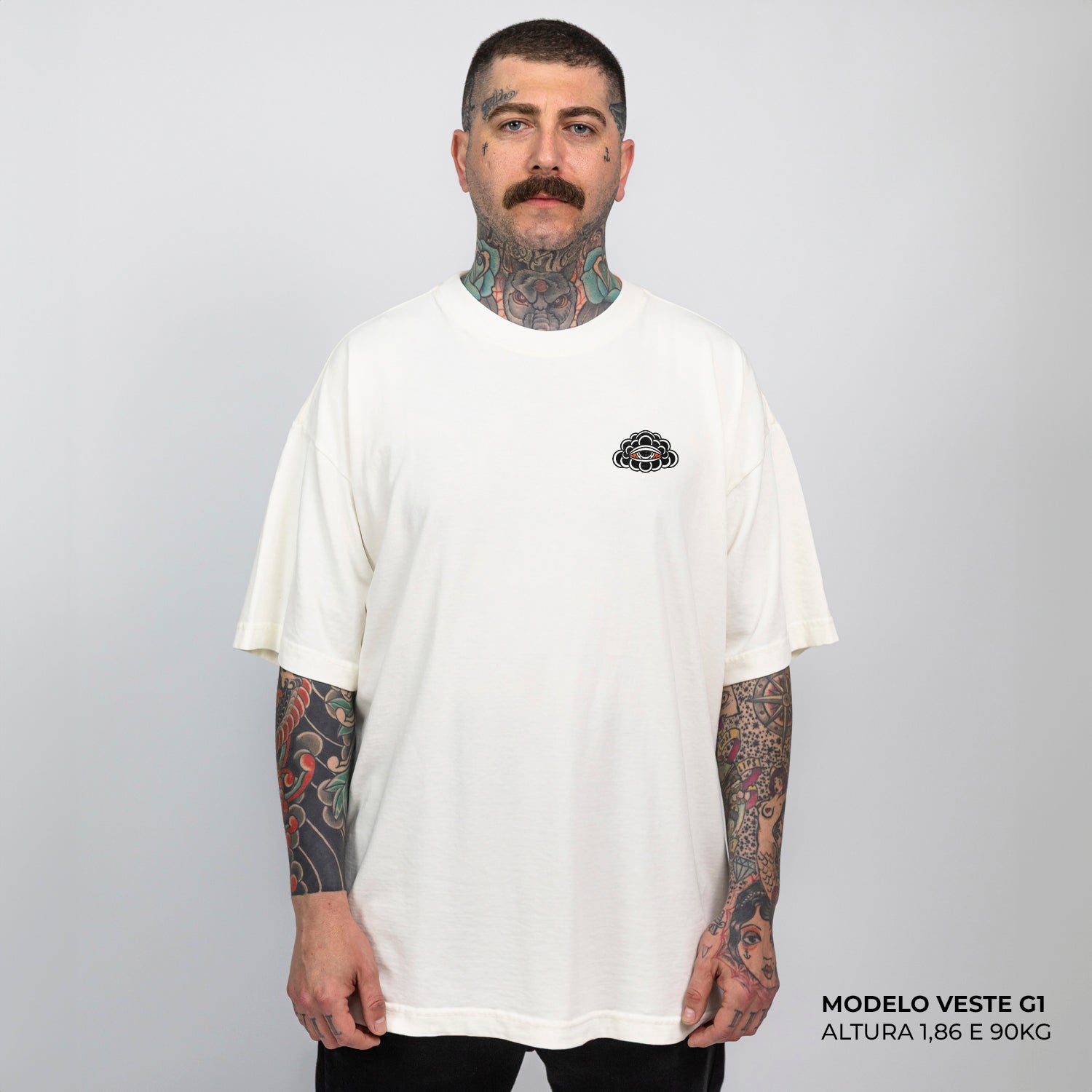 Camiseta Oversized Comfort Always Off White – WNC Store
