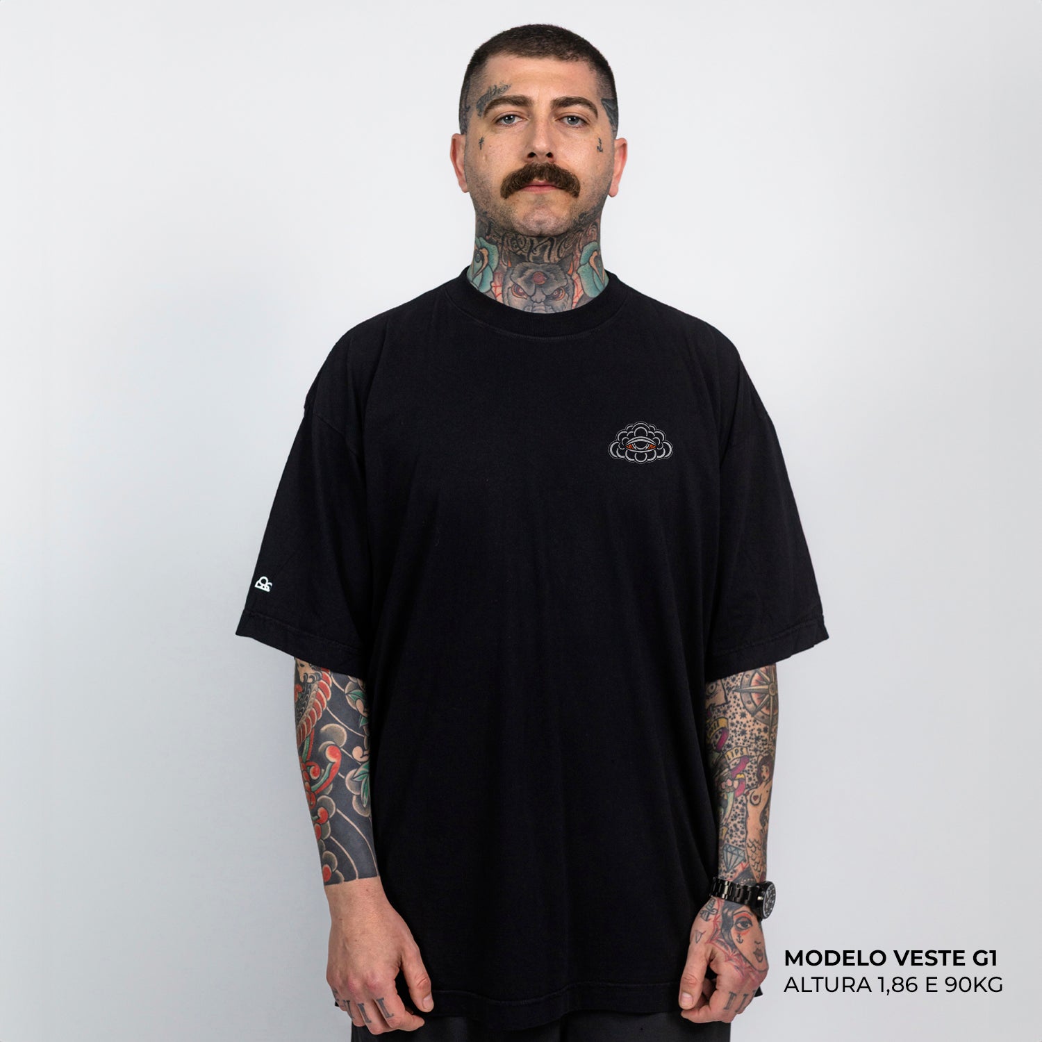 Camiseta Oversized Comfort Always Preto