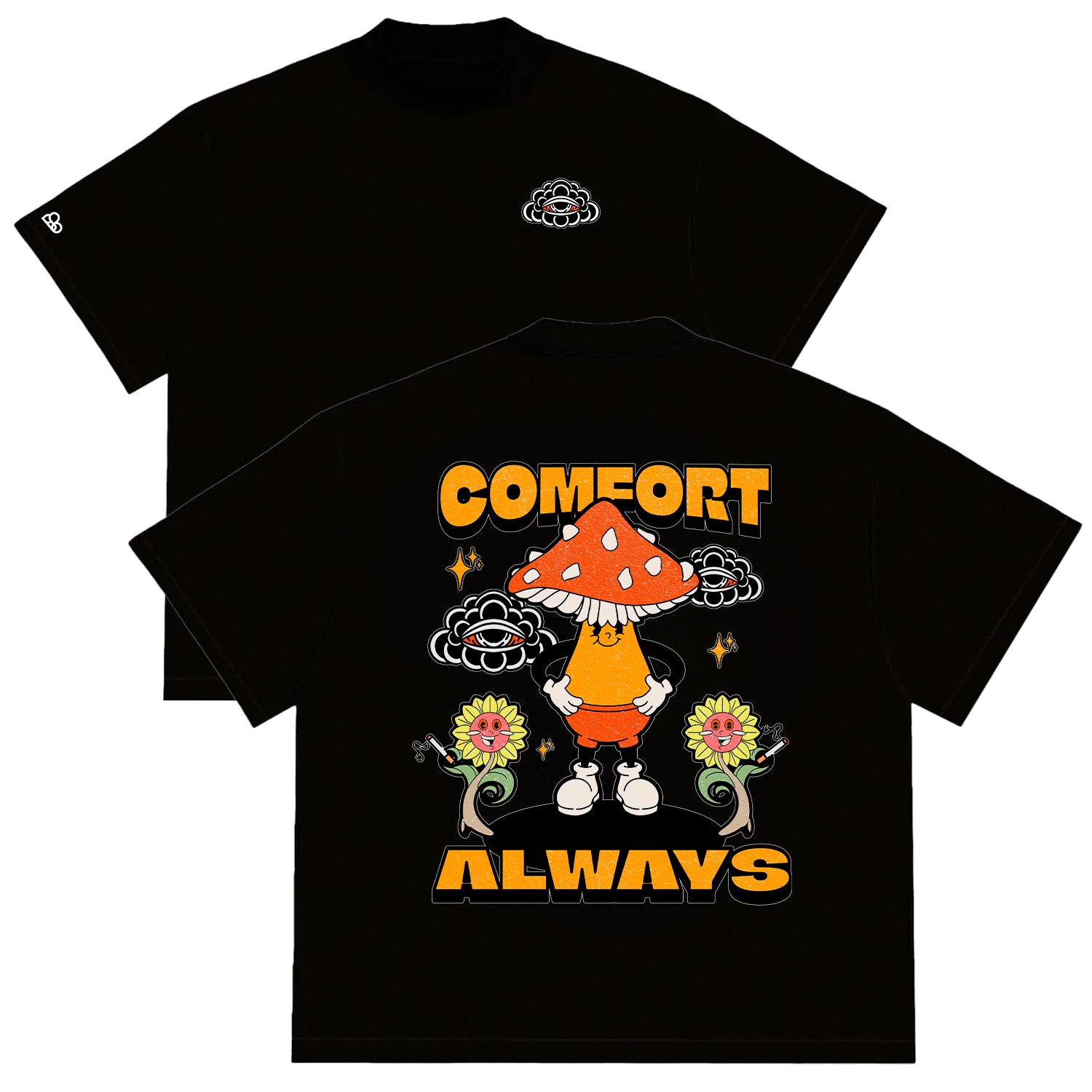 Camiseta Oversized Comfort Always Preto
