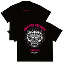 Camiseta Oversized Fuck Your Bad Vibes Preta