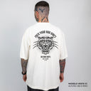 Camiseta Oversized Fuck Your Bad Vibes Off White