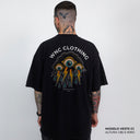 Camiseta Oversized Crying Cloud Preta