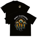 Camiseta Oversized Crying Cloud Preta