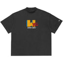 Camiseta Oversized Music Television Cinza