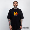 Camiseta Oversized Music Television Preta