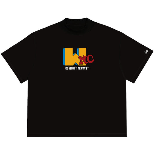Camiseta Oversized Music Television Preta
