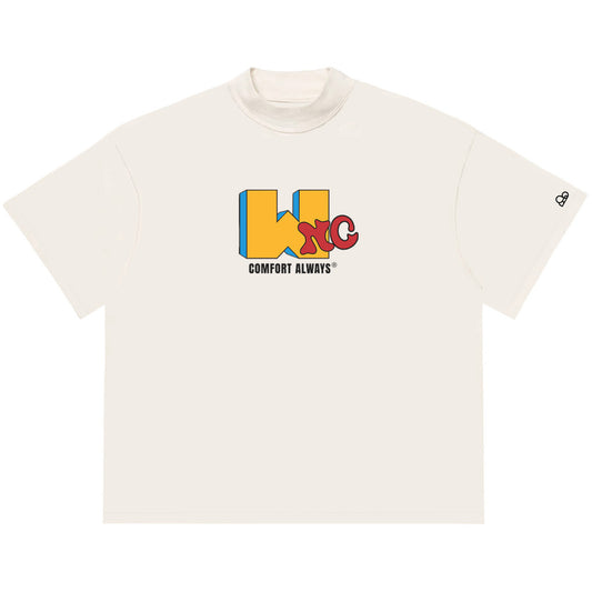 Camiseta Oversized Music Television Off White
