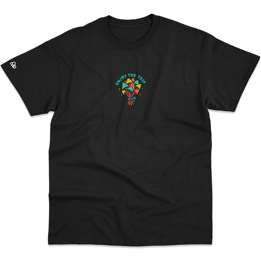 Camiseta Basic Enjoy The Trip Preto