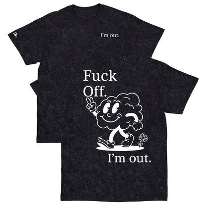 Camiseta Basic I'm Out Preto Estonado