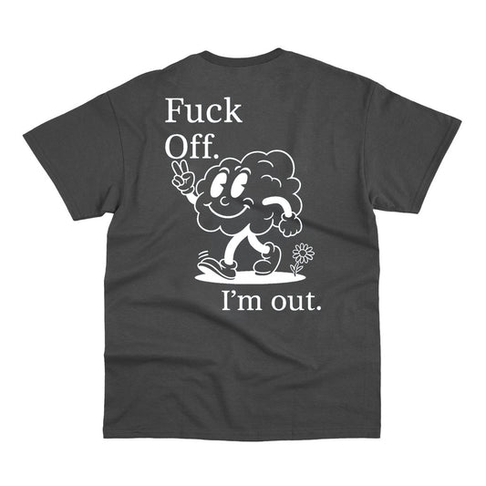 Camiseta Basic I'm Out Cinza