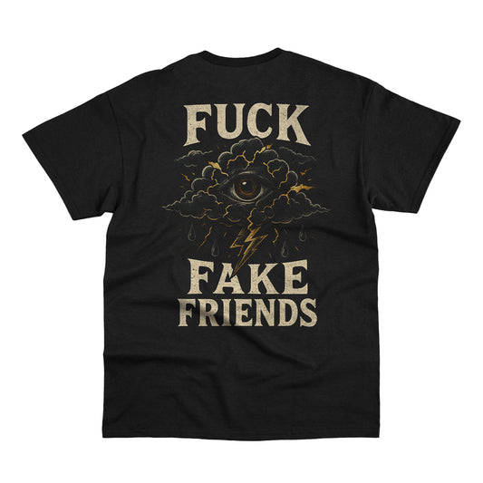 Camiseta Basic Fuck Fake Friends Preto
