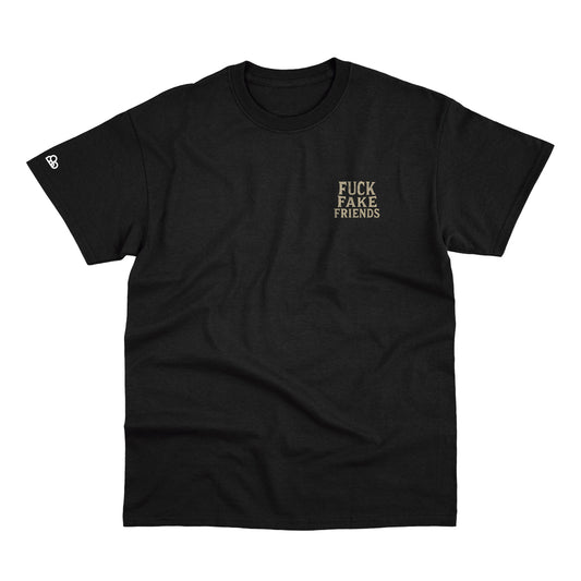 Camiseta Basic Fuck Fake Friends Preto