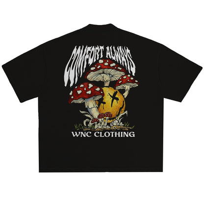 Camiseta Oversized Smile Preto