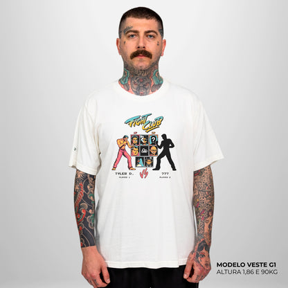 Camiseta Basic WNC Fight Club Off White