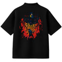 Camiseta Heavy Stranger Things Eddie Munson Algodão Encorpado Preto
