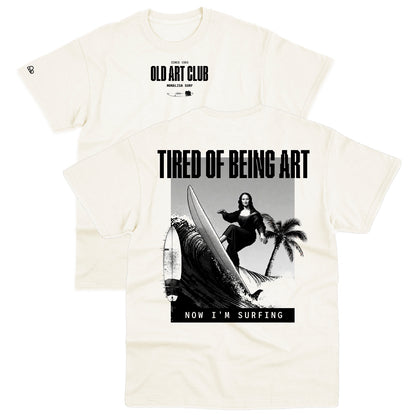 Camiseta Basic WNC Monalisa Surfing Off White