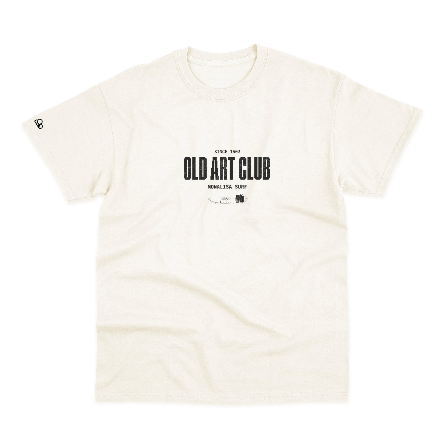 Camiseta Basic WNC Monalisa Surfing Off White