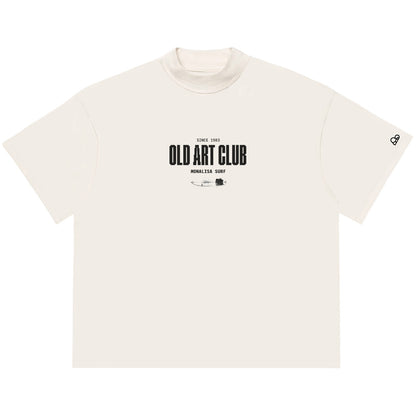 Camiseta Oversized Monalisa Surfing Off White