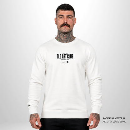 Moletom Oversized Monalisa Surfing Off White
