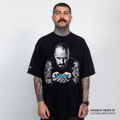 Camiseta Oversized Walter White Preto