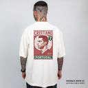 Camiseta Oversized Cristiano 7 Portugal Off White