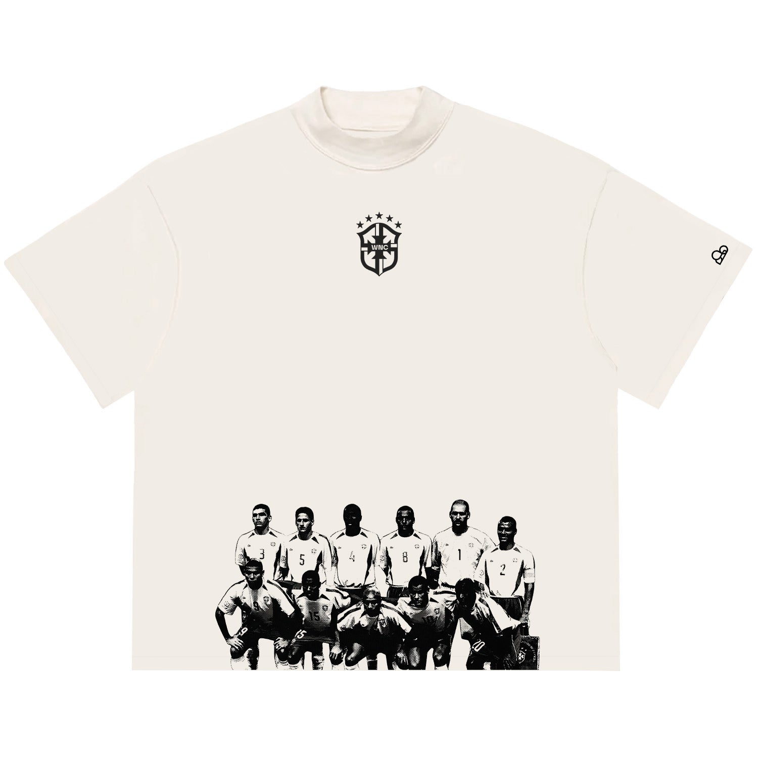 Camiseta Oversized Seleção Penta 2002 Off White