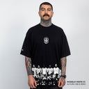 Camiseta Oversized Seleção Penta 2002 Preta