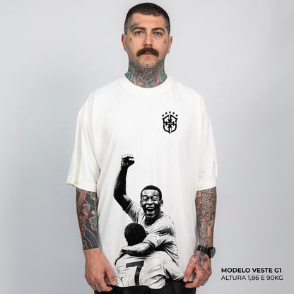 Camiseta Oversized O Rei Off White