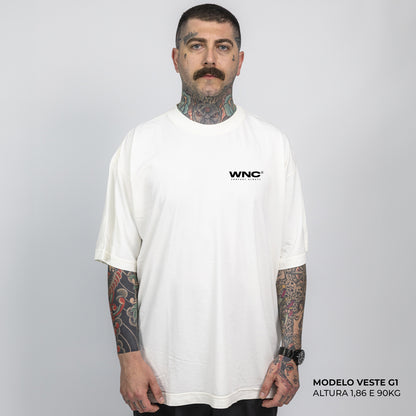 Camiseta Oversized Light Mind Off White