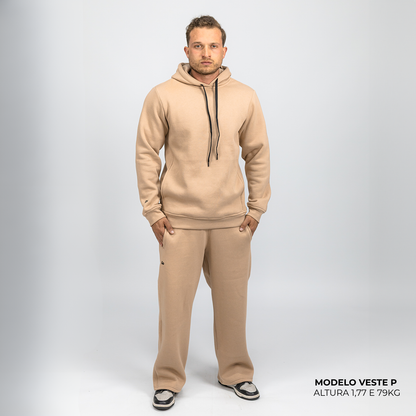 Conjunto Moletom Comfort Bege