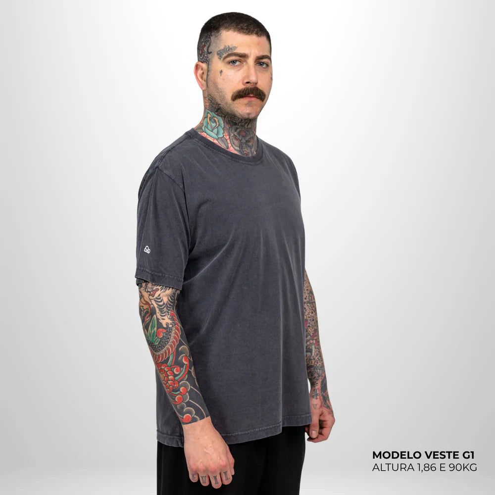 Camiseta Basic WNC Lisa Cinza