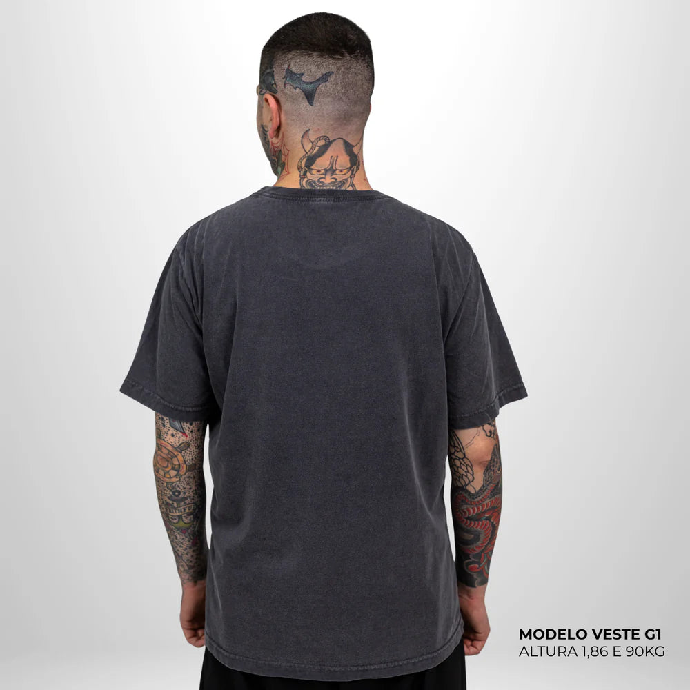 Camiseta Basic WNC Lisa Cinza