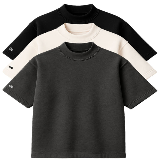 Kit com 3 Camisetas Oversized Heavy
