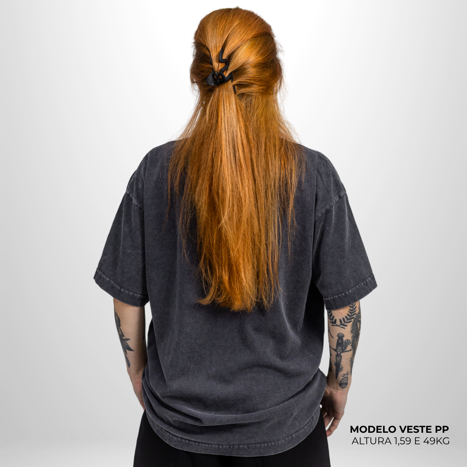 Kit com 3 Camisetas Oversized Heavy Lisa Algodão Encorpado