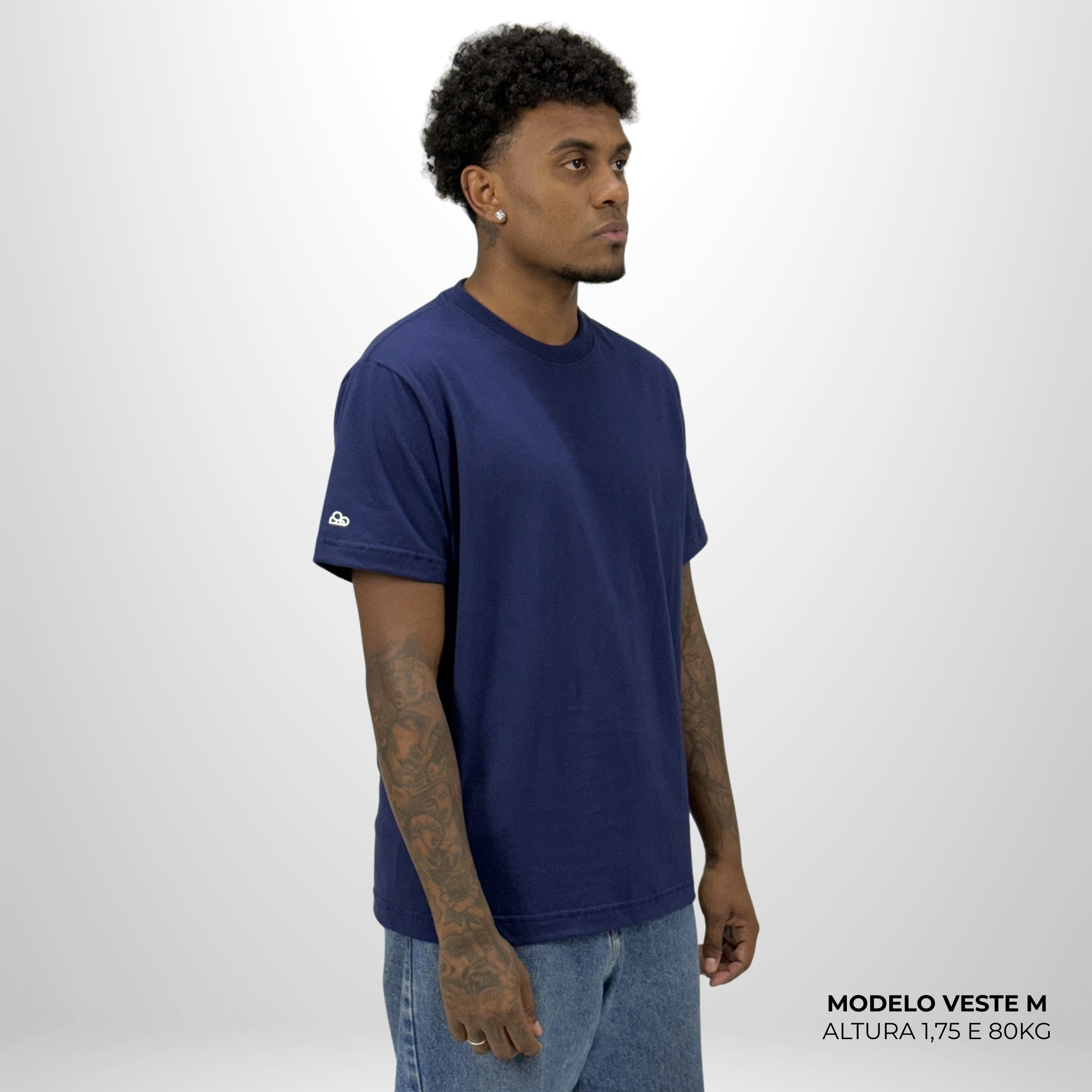 Camiseta Basic WNC Lisa Azul Marinho