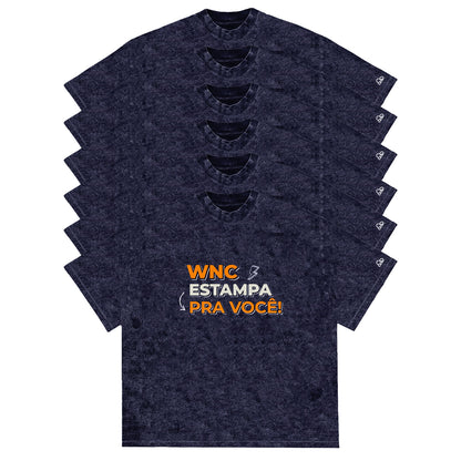 Kit com 6 Camisetas WNC Oversized Personalizadas