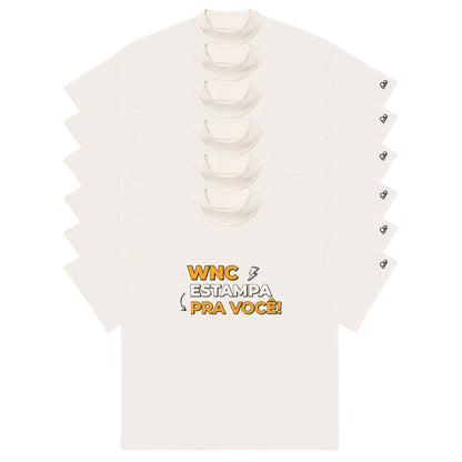 Kit com 6 Camisetas WNC Oversized Personalizadas