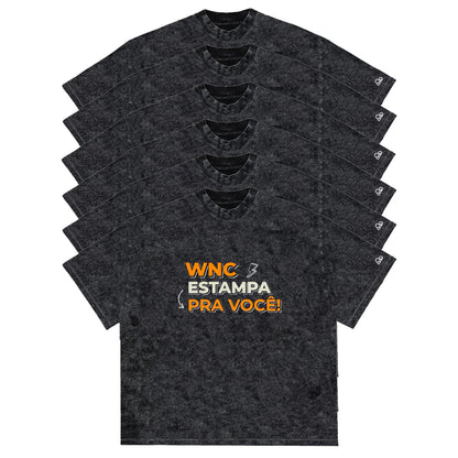 Kit com 6 Camisetas WNC Oversized Personalizadas