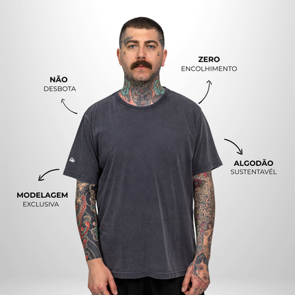 Camiseta Basic WNC Lisa Cinza