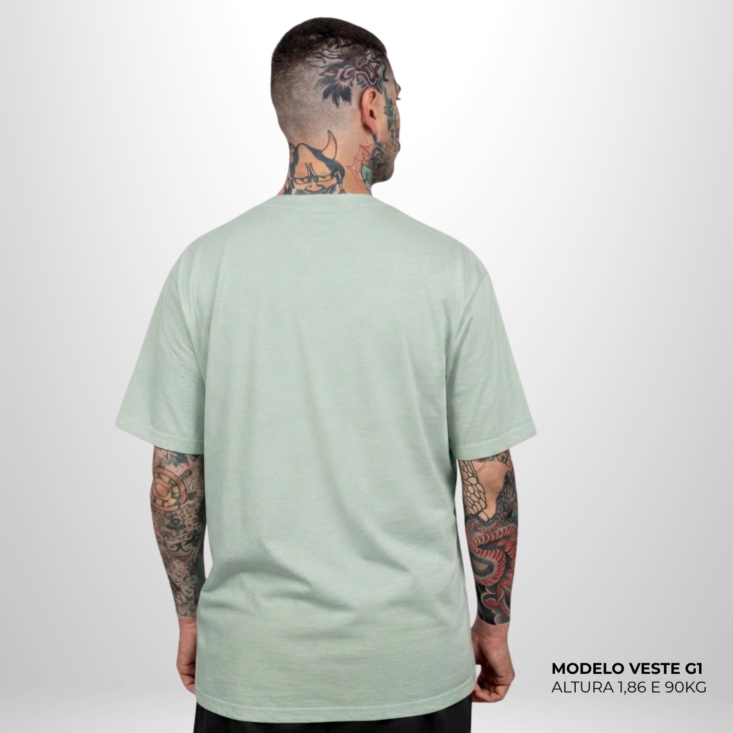 Camiseta Basic WNC Lisa Verde Claro