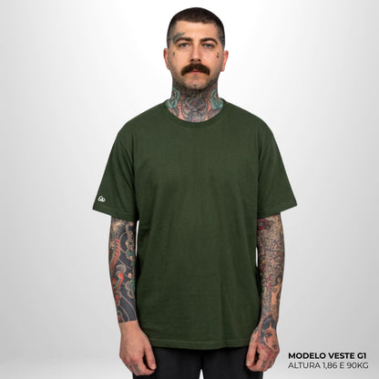 Camiseta Basic WNC Lisa Verde Militar