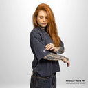 Camiseta Boxy WNC lisa Cinza