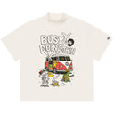 Camiseta Oversized Busy Doing Nothing Off White