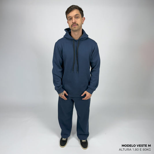 Conjunto Moletom Comfort Azul
