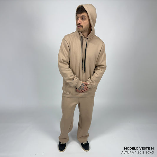Conjunto Moletom Comfort Bege
